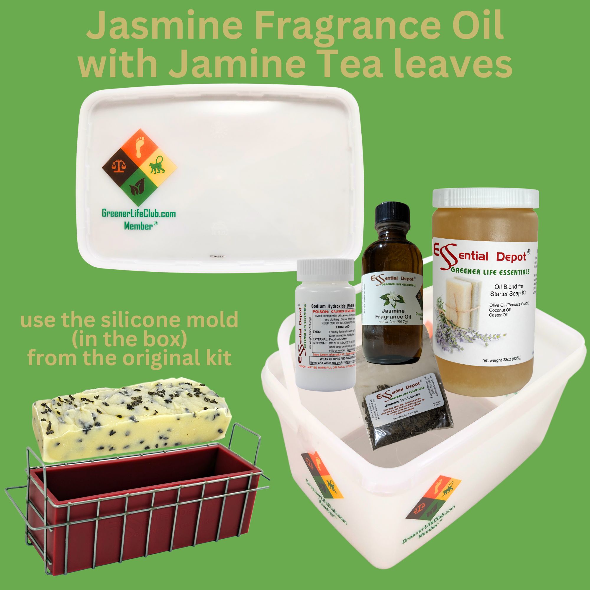 Jamine Fragrance with Jasmine Tea Leaves